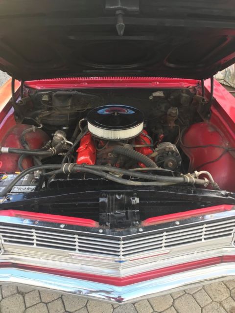 1965 Red Chevrolet El Camino Wagon