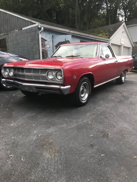 1965 Red Chevrolet El Camino Wagon