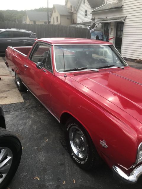 1965 Red Chevrolet El Camino Wagon