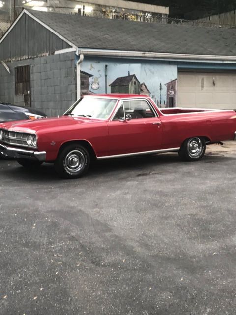 1965 Red Chevrolet El Camino Wagon