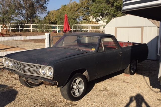 1965 Black Chevrolet El Camino
