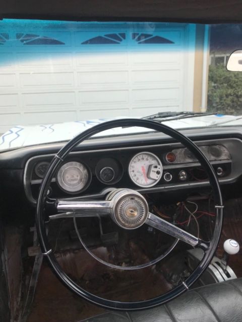 1965 White Chevrolet El Camino