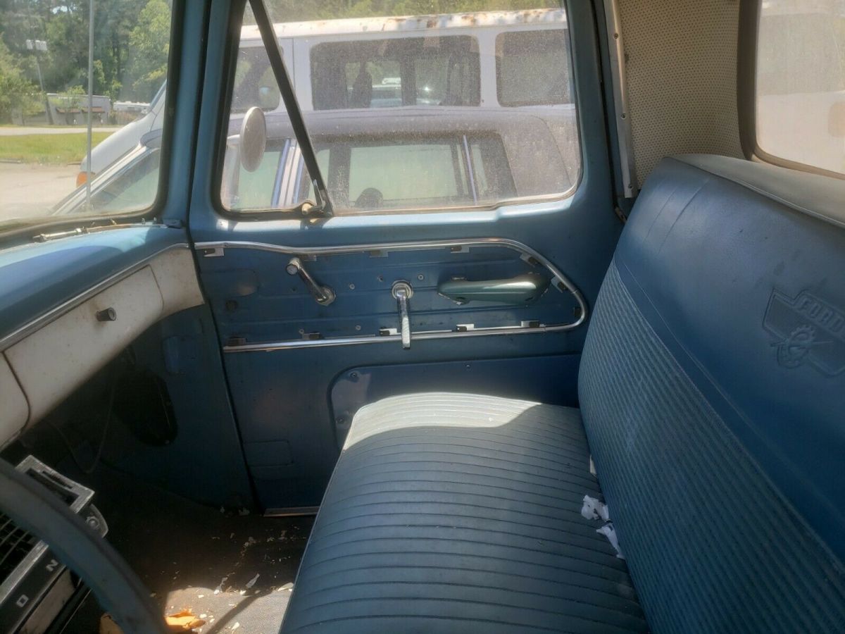 1965 White Ford F-100 long bed