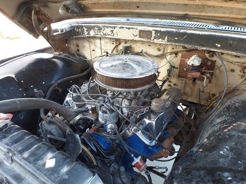 1965 Black Ford F-350 Flat Bed Pickup