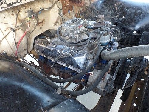 1965 Black Ford F-350 Flat Bed Pickup