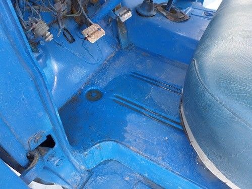 1965 Black Ford F-350 Flat Bed Pickup