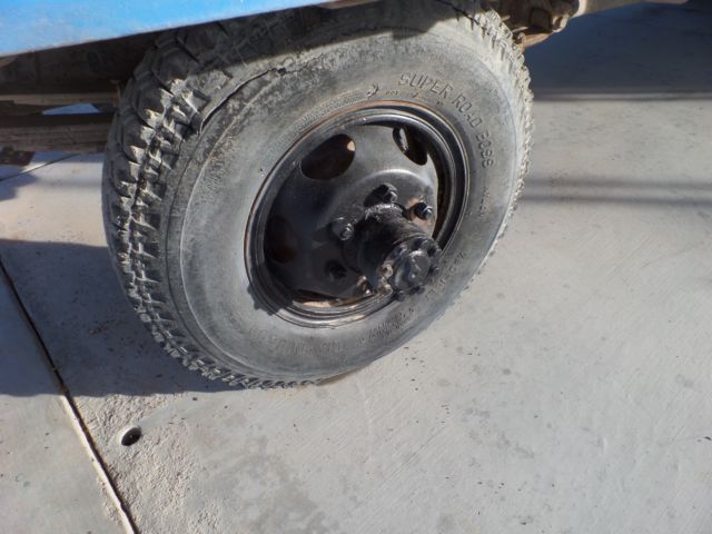 1965 Black Ford F-350 Flat Bed Pickup