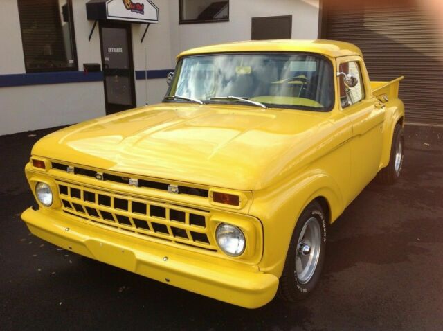 1965 Yellow Ford F-100 Truck