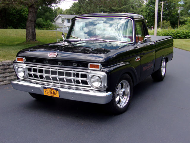 1965 Black Ford F-100 Standard Cab Pickup