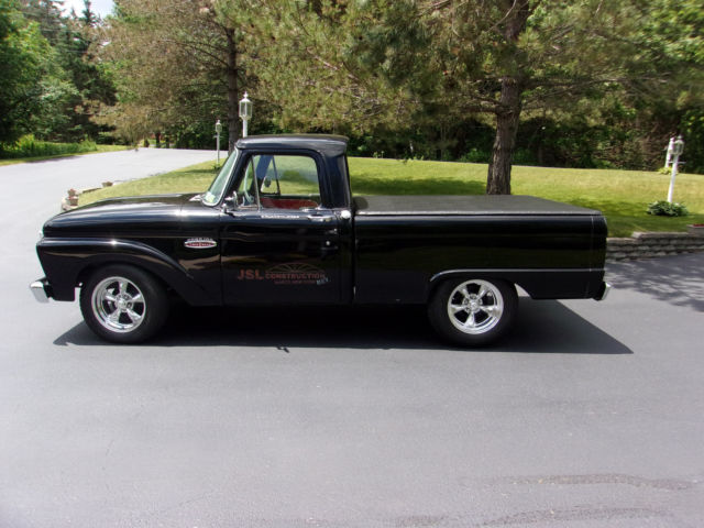 1965 Black Ford F-100 Standard Cab Pickup