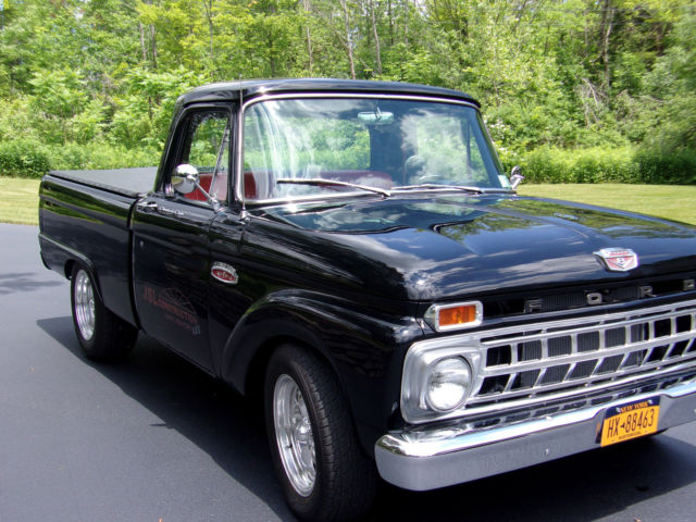 1965 Black Ford F-100 Standard Cab Pickup