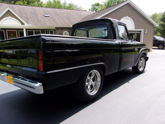 1965 Black Ford F-100 Standard Cab Pickup