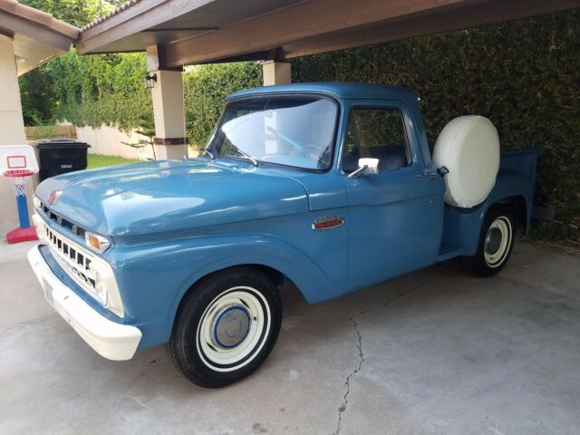 1965 Blue Ford F-100 Standard Cab Pickup