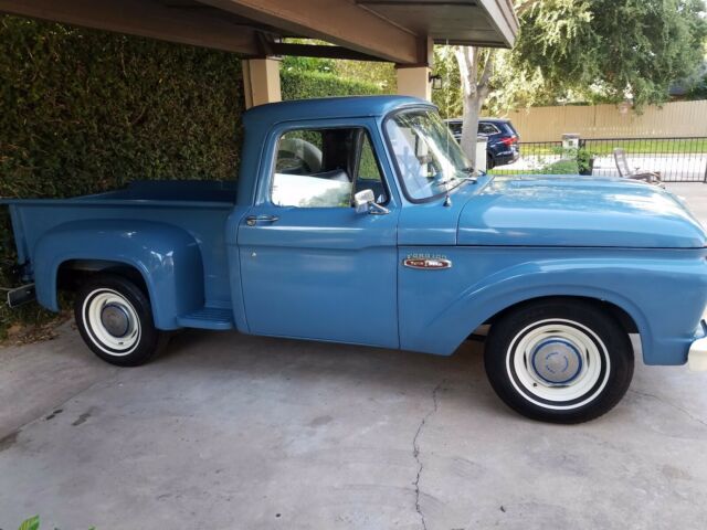 1965 Blue Ford F-100 Standard Cab Pickup