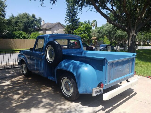 1965 Blue Ford F-100 Standard Cab Pickup