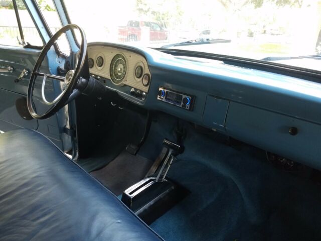 1965 Blue Ford F-100 Standard Cab Pickup