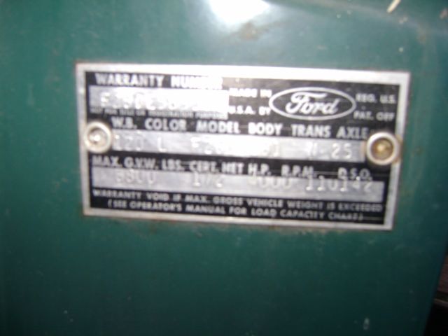 1965 green Ford F-250 Standard Cab Pickup