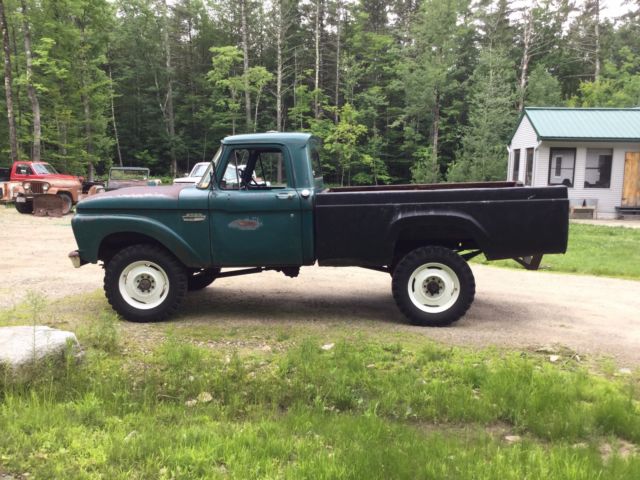 1965 green Ford F-250 Standard Cab Pickup
