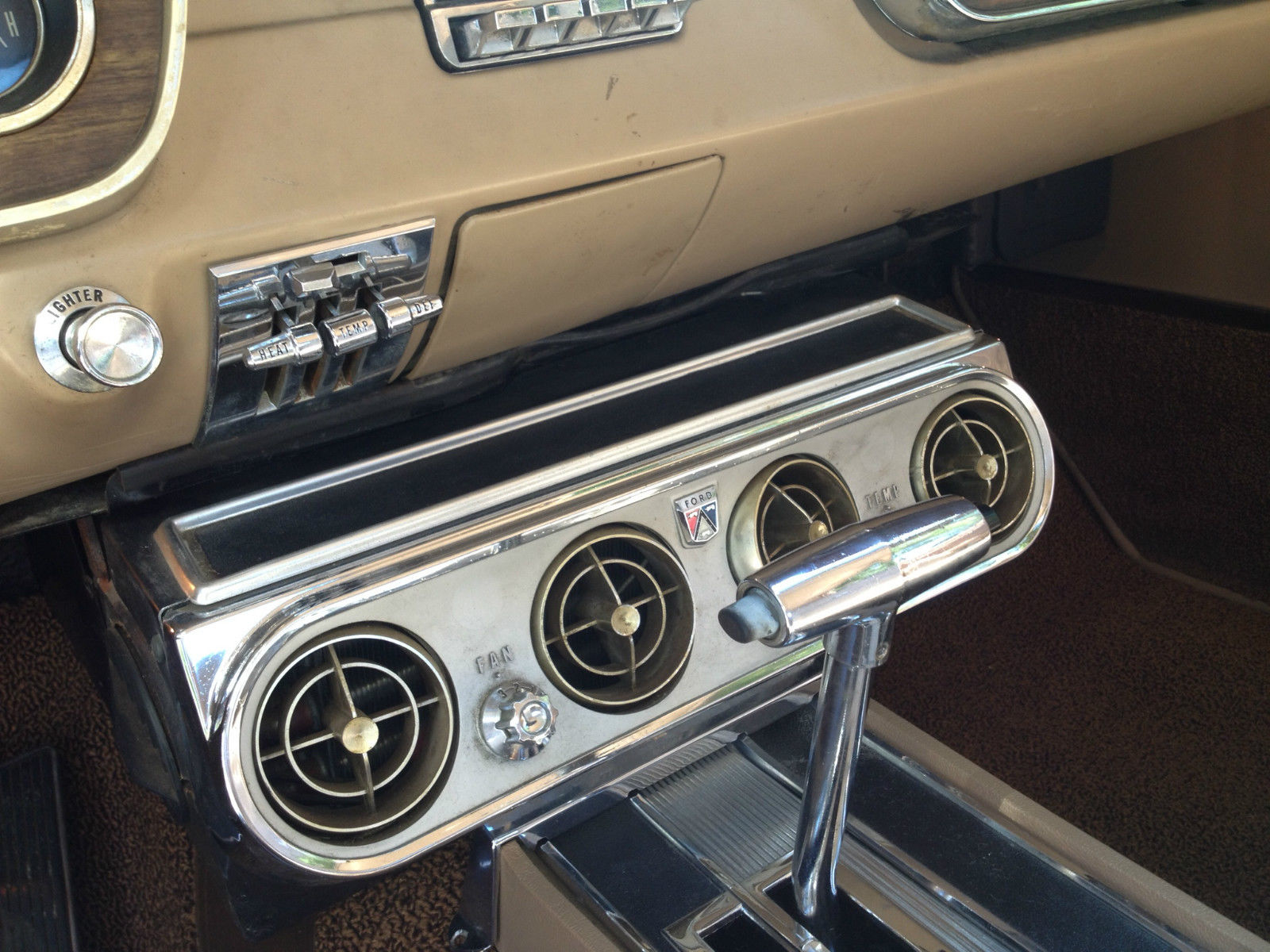 1965 Gold Ford Mustang Coupe