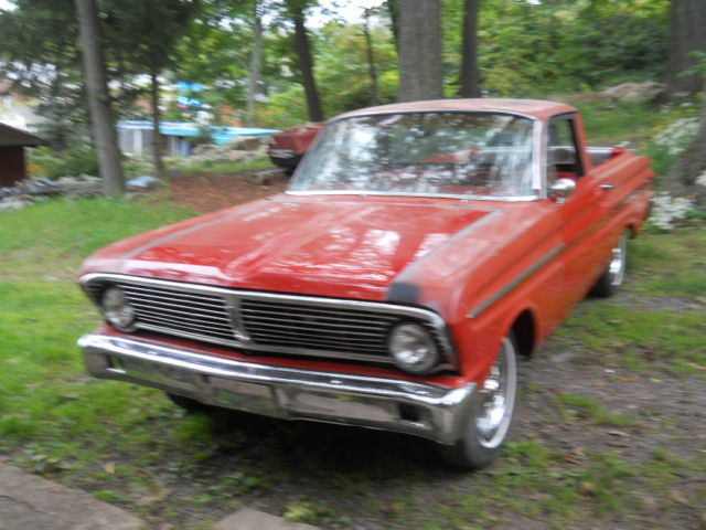 1965 Red Ford ranchero  falcon ranchero