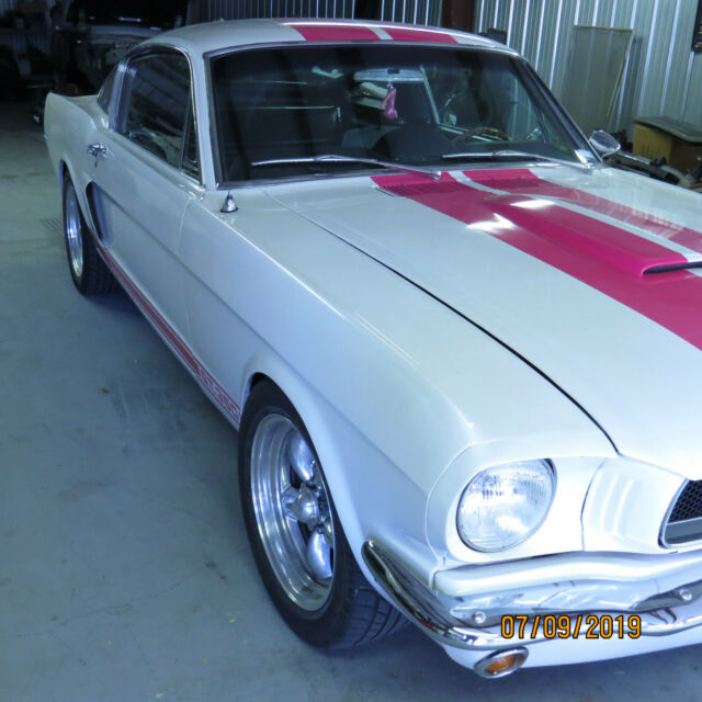 1965 White Ford Mustang Fastback