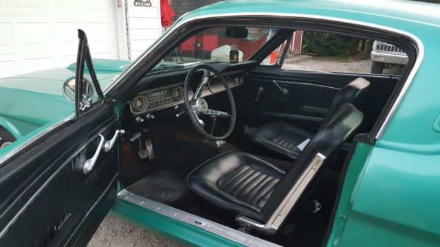 1965 Green Ford Mustang Fastback