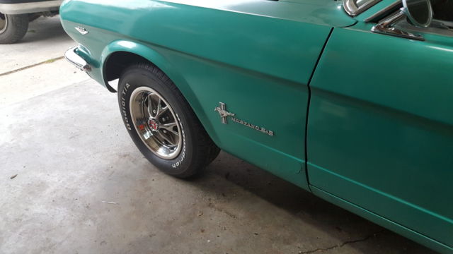 1965 Green Ford Mustang Fastback