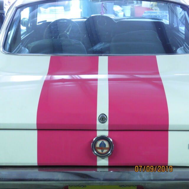 1965 White Ford Mustang Fastback