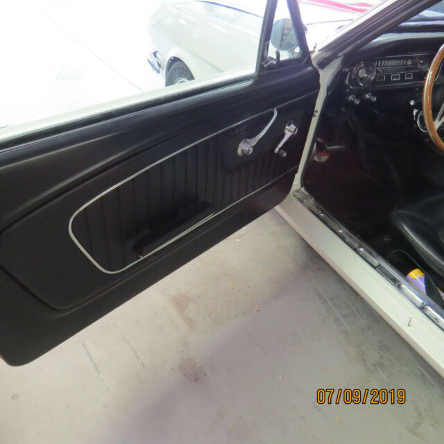 1965 White Ford Mustang Fastback