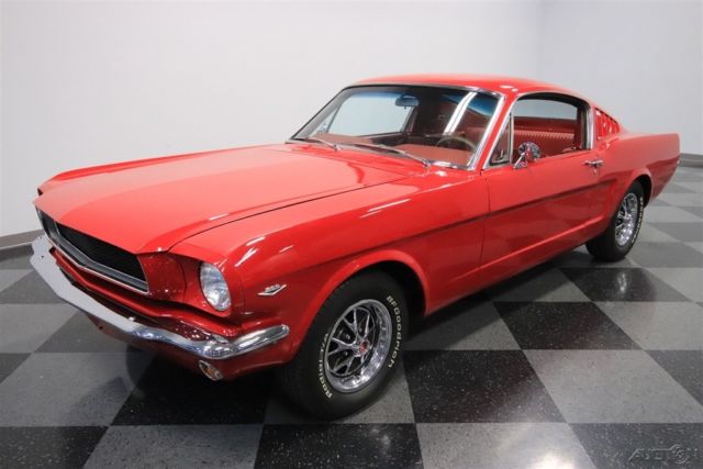 1965 Red Ford Mustang