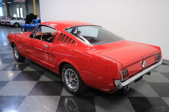 1965 Red Ford Mustang