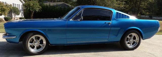 1965 Blue Ford Mustang Fastback