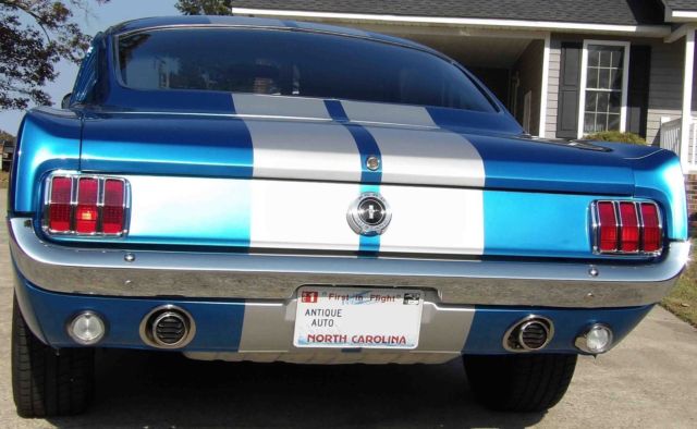 1965 Blue Ford Mustang Fastback