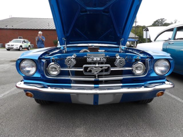 1965 Blue Ford Mustang Fastback