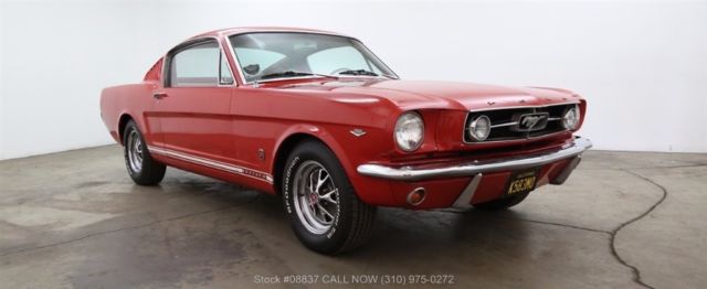 1965 Red Ford Mustang