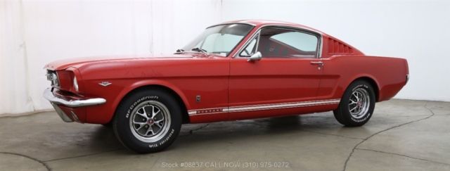 1965 Red Ford Mustang