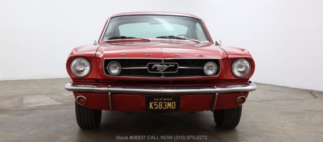 1965 Red Ford Mustang