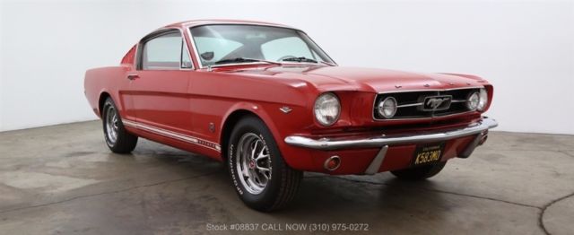 1965 Red Ford Mustang