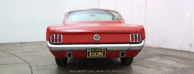 1965 Red Ford Mustang