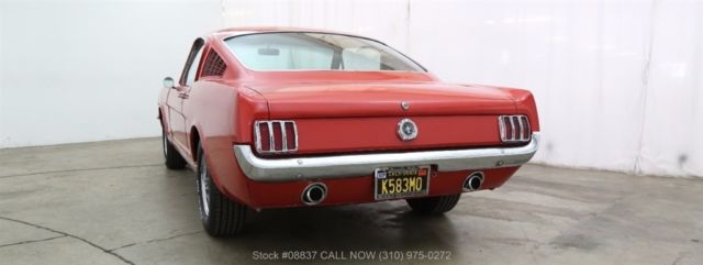 1965 Red Ford Mustang