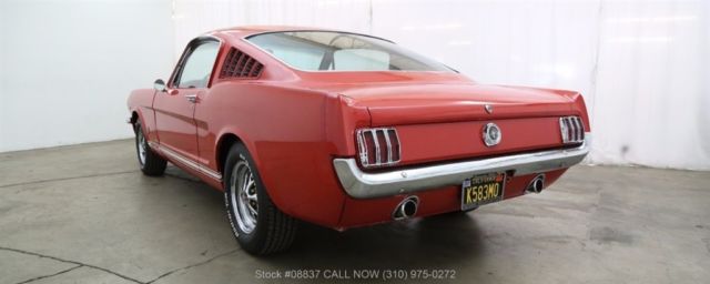 1965 Red Ford Mustang