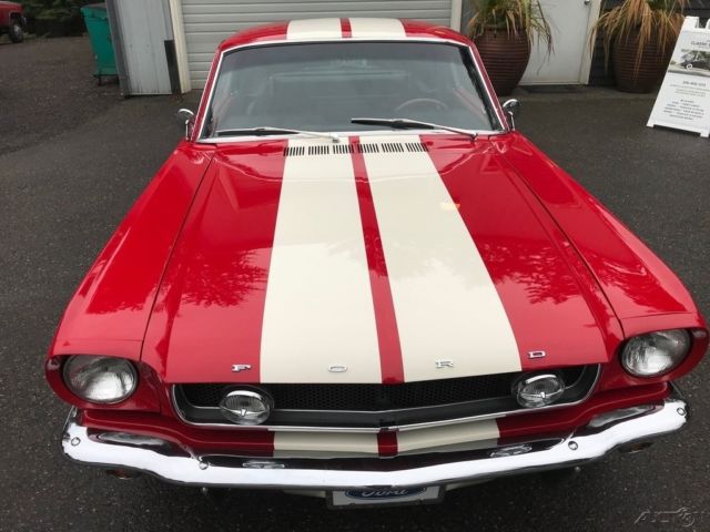 1965 Red Ford Mustang Coupe