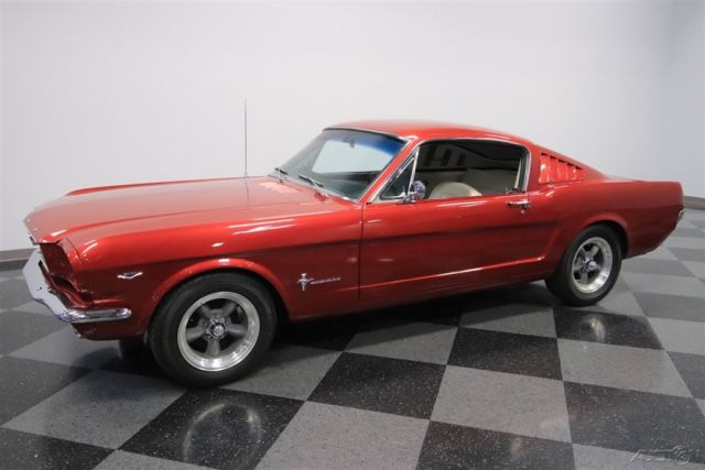 1965 Red Ford Mustang