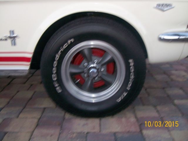1965 White Ford Mustang Fastback