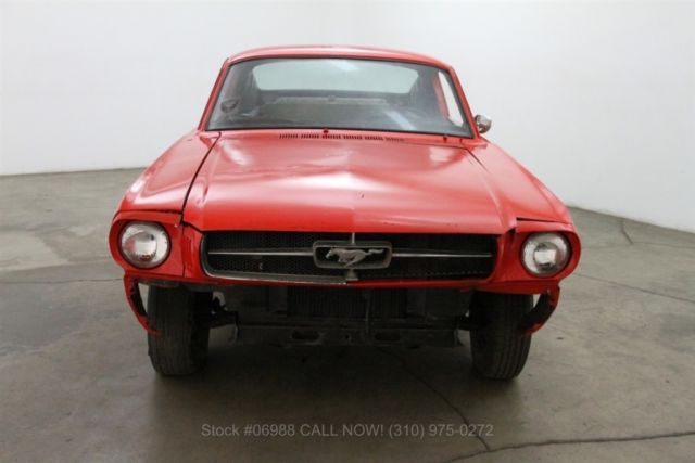 1965 Red Ford Mustang