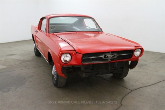 1965 Red Ford Mustang