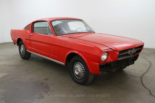 1965 Red Ford Mustang