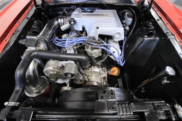 1965 Red Ford Mustang