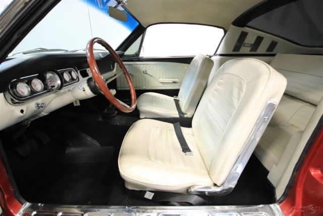 1965 Red Ford Mustang