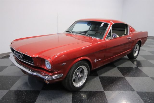 1965 Red Ford Mustang